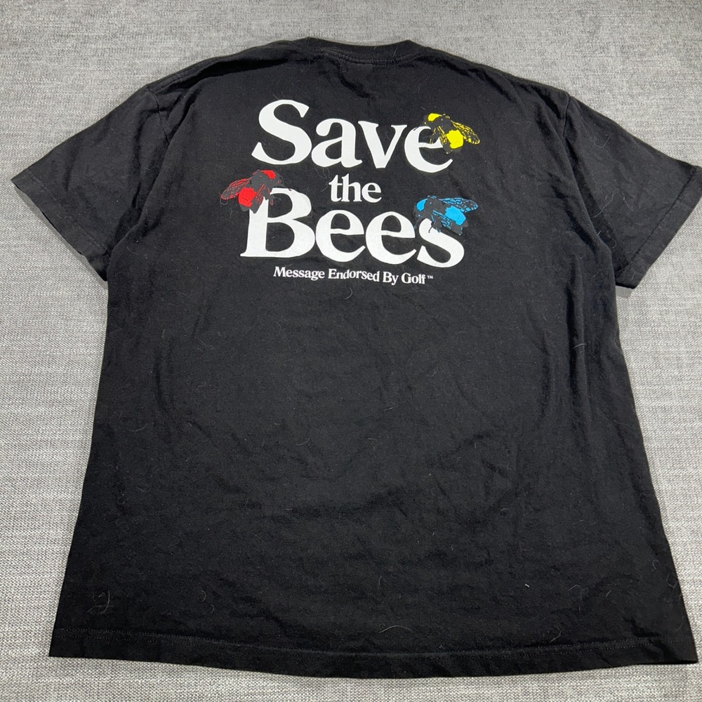 Golf Wang T-Shirt Men XL Black Good Save The Bees Flower Boy Graphic Tee